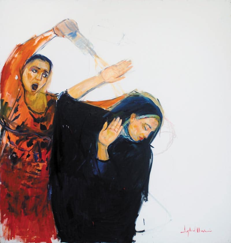 17-thumb-For-the-love-of-women-Iqbal-hussain-exhibition-2016-clifton-art-gallery-karachi-pakistan-54 x 60-Oil on Canvas